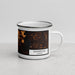 Right View Custom Gainesville Florida Map Enamel Mug in Ember