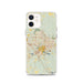Custom Gainesville Florida Map iPhone 12 Phone Case in Woodblock