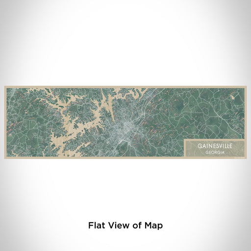 Flat View of Map Custom Gainesville Georgia Map Enamel Mug in Afternoon