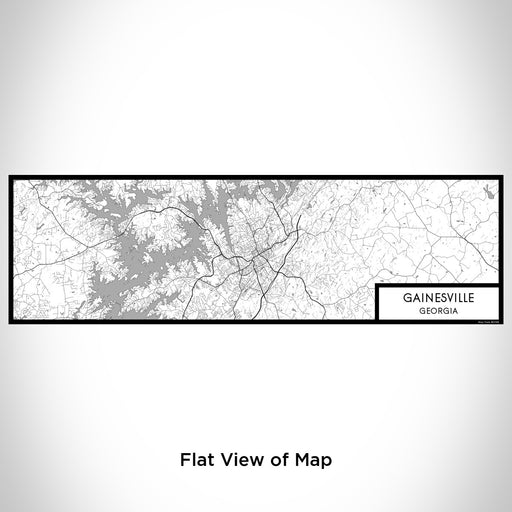 Flat View of Map Custom Gainesville Georgia Map Enamel Mug in Classic