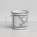 Left View Custom Gainesville Georgia Map Enamel Mug in Classic