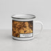 Right View Custom Gainesville Georgia Map Enamel Mug in Ember