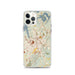 Custom Gainesville Georgia Map iPhone 12 Pro Phone Case in Woodblock