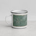 Left View Custom Gaithersburg Maryland Map Enamel Mug in Afternoon