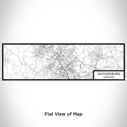 Flat View of Map Custom Gaithersburg Maryland Map Enamel Mug in Classic