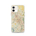 Custom Gaithersburg Maryland Map iPhone 12 Phone Case in Woodblock