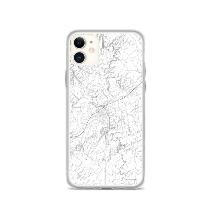 Custom iPhone 11 Galax Virginia Map Phone Case in Classic