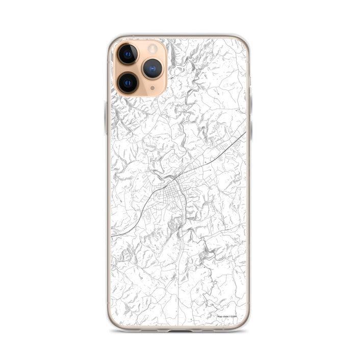 Custom iPhone 11 Pro Max Galax Virginia Map Phone Case in Classic