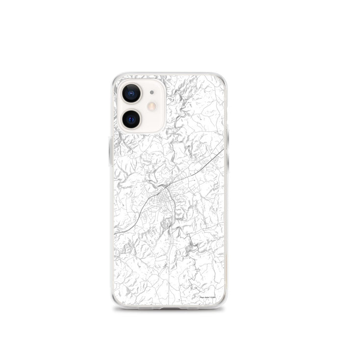 Custom iPhone 12 mini Galax Virginia Map Phone Case in Classic