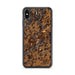 Custom iPhone XS Max Galax Virginia Map Phone Case in Ember