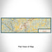 Flat View of Map Custom Galax Virginia Map Enamel Mug in Woodblock