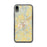 Custom iPhone XR Galax Virginia Map Phone Case in Woodblock