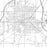 Galesburg Illinois Map Print in Classic Style Zoomed In Close Up Showing Details