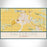 Galesburg Illinois Map Print Landscape Orientation in Woodblock Style With Shaded Background