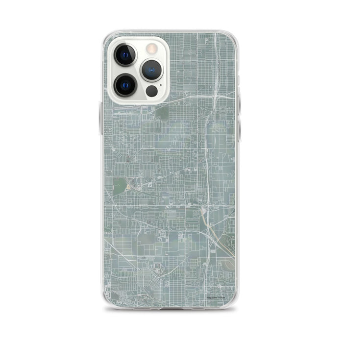 Custom iPhone 12 Pro Max Gardena California Map Phone Case in Afternoon