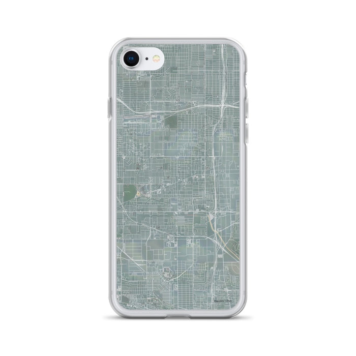 Custom iPhone SE Gardena California Map Phone Case in Afternoon