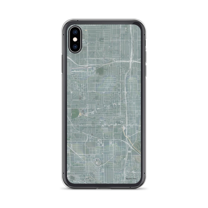 Custom iPhone XS Max Gardena California Map Phone Case in Afternoon