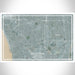 Gardena California Map Print Landscape Orientation in Afternoon Style With Shaded Background