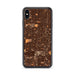 Custom iPhone XS Max Gardena California Map Phone Case in Ember