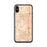 Custom iPhone X/XS Gardena California Map Phone Case in Watercolor