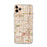 Custom iPhone 11 Pro Max Gardena California Map Phone Case in Woodblock