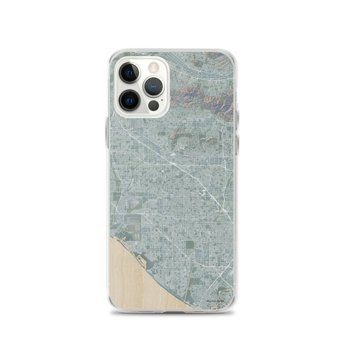 Custom iPhone 12 Pro Garden Grove California Map Phone Case in Afternoon