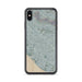 Custom iPhone XS Max Garden Grove California Map Phone Case in Afternoon