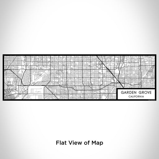 Flat View of Map Custom Garden Grove California Map Enamel Mug in Classic