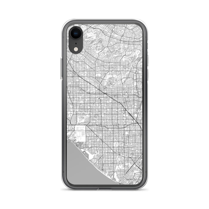 Custom iPhone XR Garden Grove California Map Phone Case in Classic