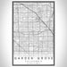 Garden Grove California Map Print Portrait Orientation in Classic Style With Shaded Background