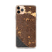 Custom iPhone 11 Pro Max Garden Grove California Map Phone Case in Ember