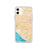 Custom iPhone 11 Garden Grove California Map Phone Case in Watercolor
