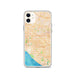 Custom iPhone 11 Garden Grove California Map Phone Case in Watercolor