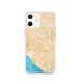 Custom iPhone 12 Garden Grove California Map Phone Case in Watercolor