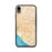 Custom iPhone XR Garden Grove California Map Phone Case in Watercolor