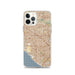 Custom iPhone 12 Pro Garden Grove California Map Phone Case in Woodblock