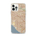 Custom iPhone 12 Pro Max Garden Grove California Map Phone Case in Woodblock