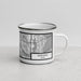Right View Custom Garland Texas Map Enamel Mug in Classic