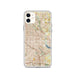 Custom Garland Texas Map Phone Case in Woodblock