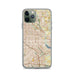 Custom Garland Texas Map Phone Case in Woodblock