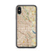 Custom Garland Texas Map Phone Case in Woodblock
