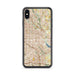 Custom Garland Texas Map Phone Case in Woodblock