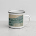 Right View Custom Gary Indiana Map Enamel Mug in Afternoon