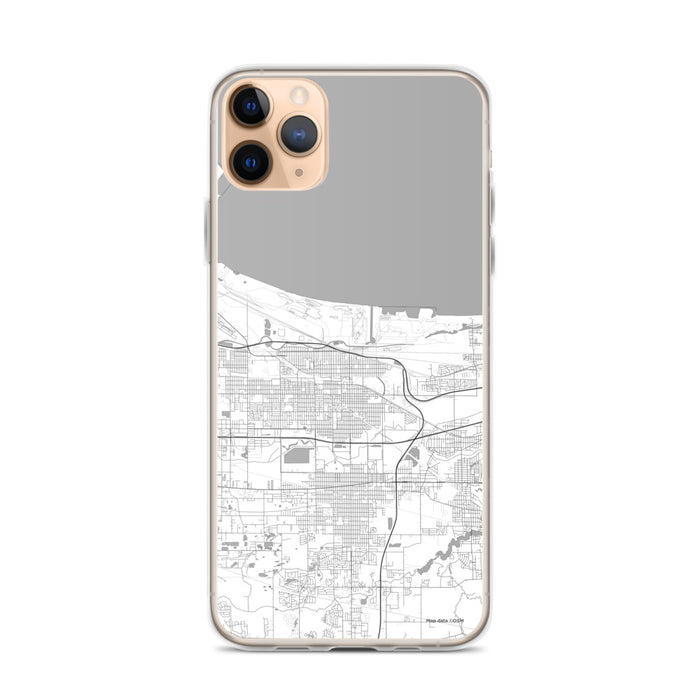 Custom Gary Indiana Map Phone Case in Classic