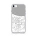 Custom Gary Indiana Map iPhone SE Phone Case in Classic