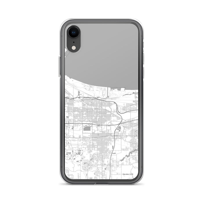 Custom Gary Indiana Map Phone Case in Classic