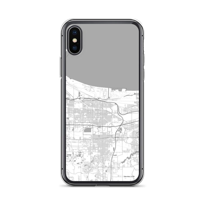 Custom Gary Indiana Map Phone Case in Classic