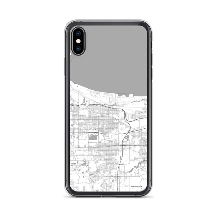 Custom Gary Indiana Map Phone Case in Classic