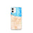 Custom Gary Indiana Map iPhone 12 mini Phone Case in Watercolor