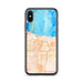 Custom Gary Indiana Map Phone Case in Watercolor